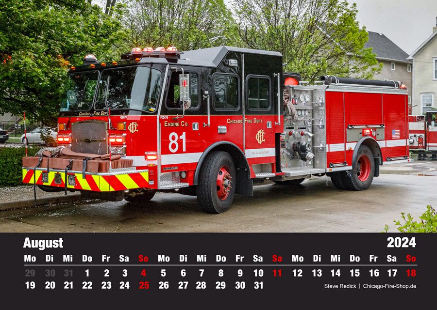 Chicago Fire Department Kalender 2024 Chicago Fire Shop De   August 900x900 