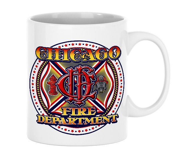 Chicago Fire Dept. - Tasse aus Keramik (CFD-Logo)