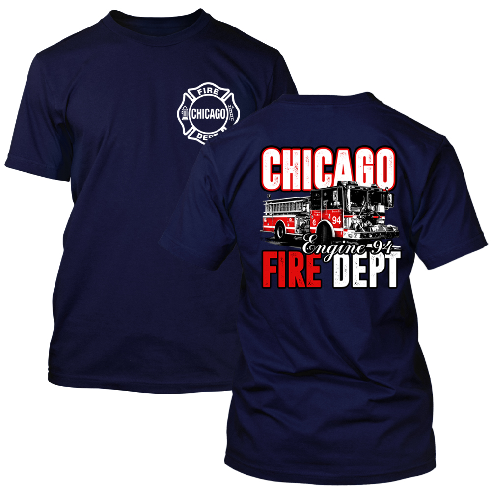 Chicago Fire Dept Engine T Shirt Chicago Fire Shop De