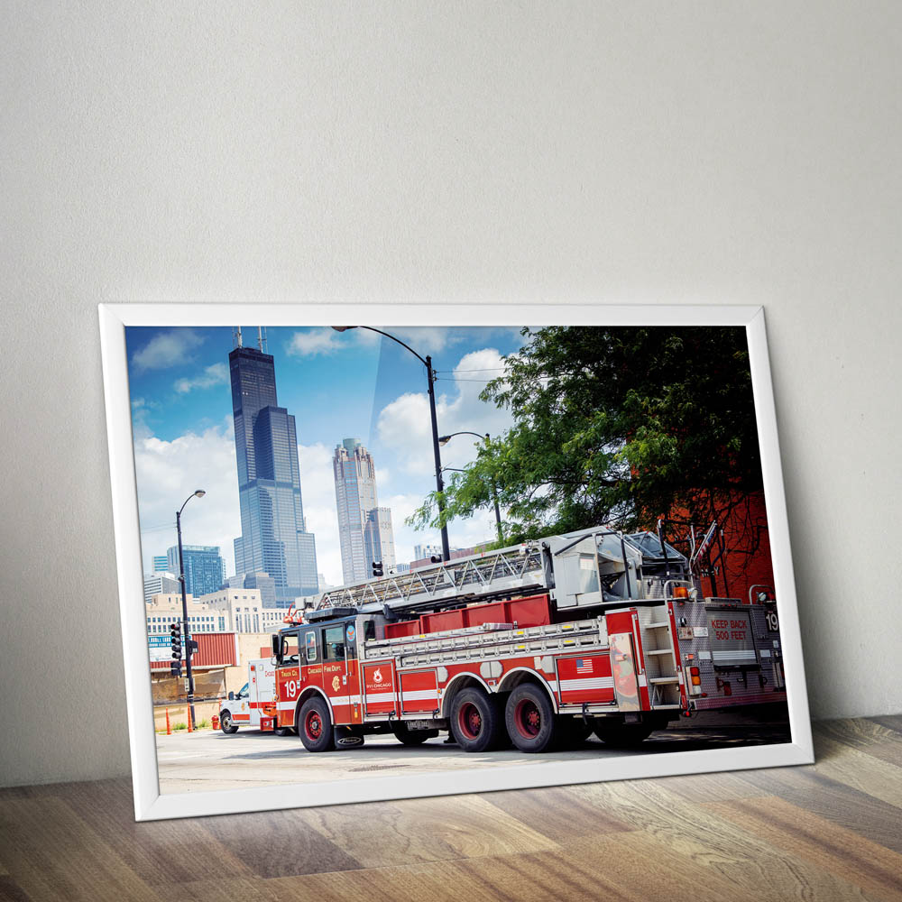 Chicago Fire Dept. - Poster (A1 - 59,4 Cm X 84,1 Cm) | Chicago-Fire-Shop.de